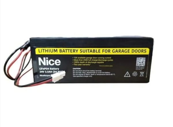 ET Nice 24V 3.5Ah Lithium Garage Door Battery