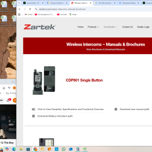 ZARTEK WIRELESS INTERCOM
